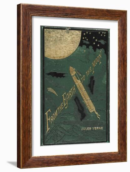 Smithsonian Libraries: Jules Verne Cover-null-Framed Premium Giclee Print