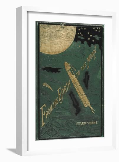 Smithsonian Libraries: Jules Verne Cover-null-Framed Premium Giclee Print