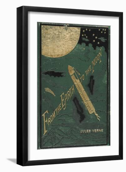 Smithsonian Libraries: Jules Verne Cover--Framed Art Print