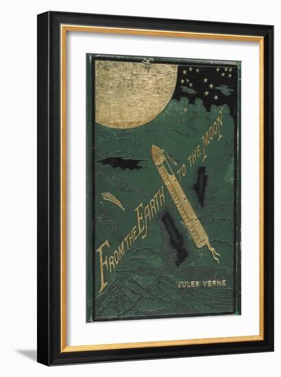 Smithsonian Libraries: Jules Verne Cover--Framed Art Print