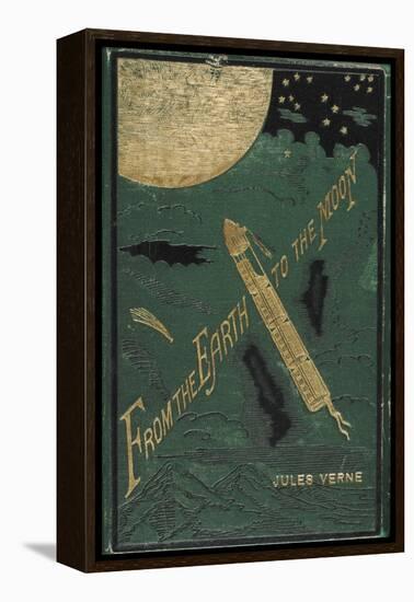 Smithsonian Libraries: Jules Verne Cover-null-Framed Stretched Canvas