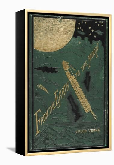 Smithsonian Libraries: Jules Verne Cover-null-Framed Stretched Canvas