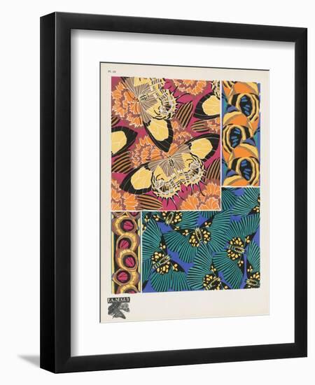 Smithsonian Libraries: Papillons (Butterflies) by E. A. Séguy-null-Framed Art Print