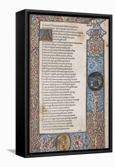Smithsonian Libraries: Titus Lucretius Carus-null-Framed Stretched Canvas