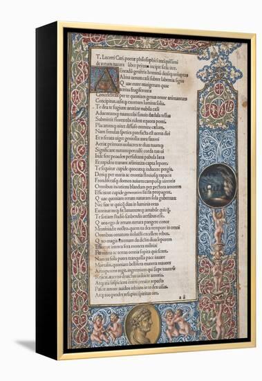 Smithsonian Libraries: Titus Lucretius Carus-null-Framed Stretched Canvas