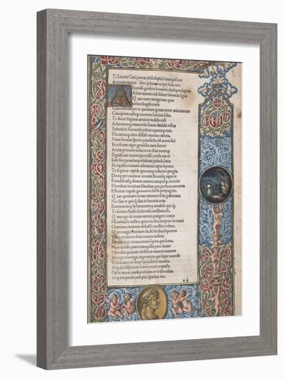 Smithsonian Libraries: Titus Lucretius Carus-null-Framed Art Print