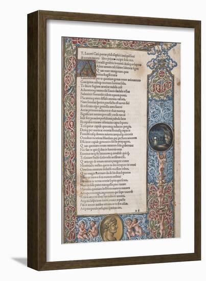 Smithsonian Libraries: Titus Lucretius Carus-null-Framed Art Print