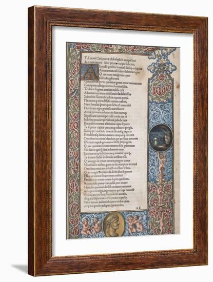 Smithsonian Libraries: Titus Lucretius Carus-null-Framed Art Print