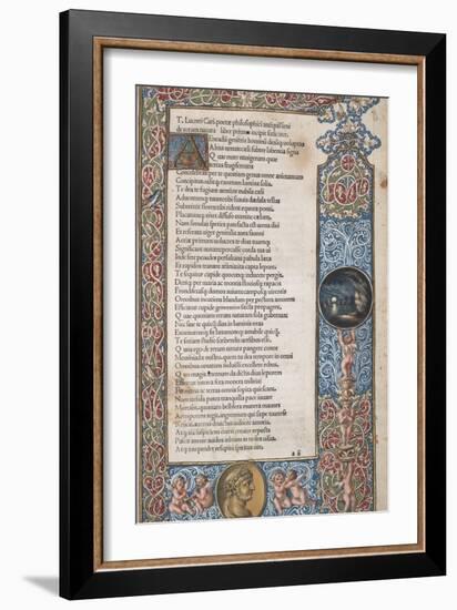 Smithsonian Libraries: Titus Lucretius Carus-null-Framed Art Print