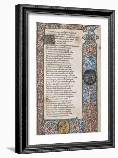 Smithsonian Libraries: Titus Lucretius Carus-null-Framed Art Print