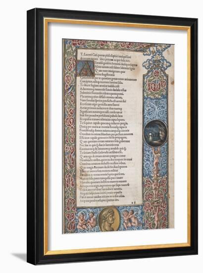 Smithsonian Libraries: Titus Lucretius Carus-null-Framed Art Print