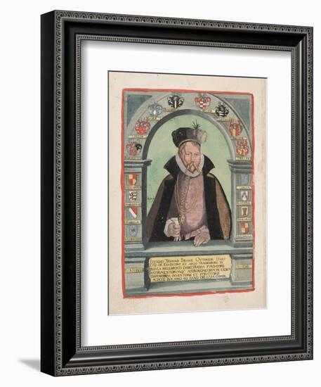 Smithsonian Libraries: Tycho Brahe-null-Framed Premium Giclee Print