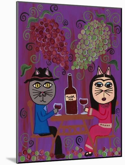 Smitten Kitten-Kerri Ambrosino-Mounted Giclee Print