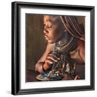 smoke bath in the hut-Piet Flour-Framed Photographic Print