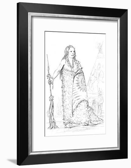 Smoke, Chief of the Ponca Tribe, 1841-Myers and Co-Framed Giclee Print