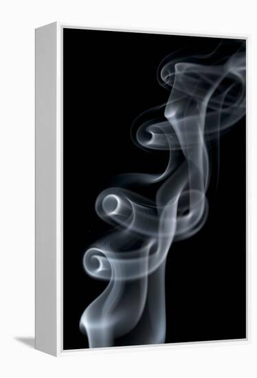 Smoke Plume with Eddies-Sinclair Stammers-Framed Premier Image Canvas