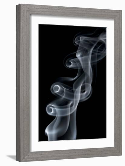 Smoke Plume with Eddies-Sinclair Stammers-Framed Photographic Print