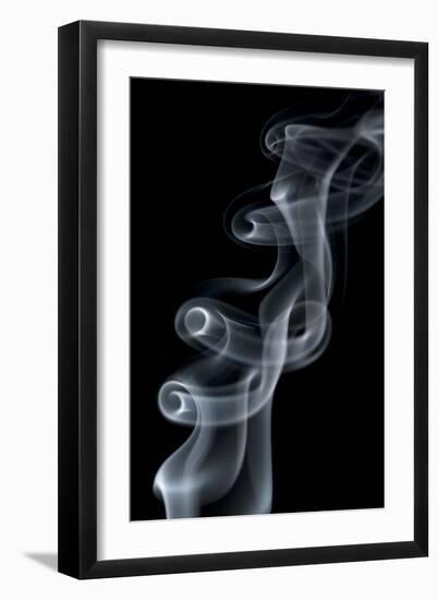 Smoke Plume with Eddies-Sinclair Stammers-Framed Photographic Print