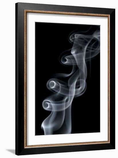 Smoke Plume with Eddies-Sinclair Stammers-Framed Photographic Print