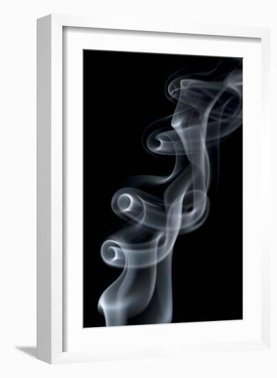 Smoke Plume with Eddies-Sinclair Stammers-Framed Photographic Print