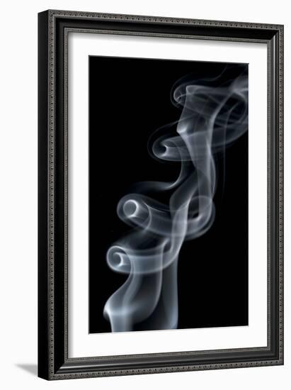 Smoke Plume with Eddies-Sinclair Stammers-Framed Photographic Print