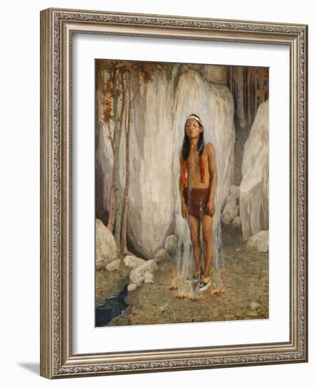 Smoke Purification-Eanger Irving Couse-Framed Giclee Print