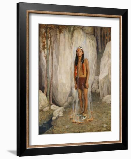 Smoke Purification-Eanger Irving Couse-Framed Giclee Print