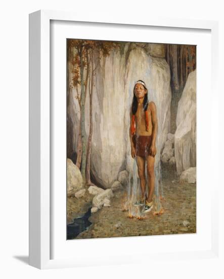 Smoke Purification-Eanger Irving Couse-Framed Giclee Print