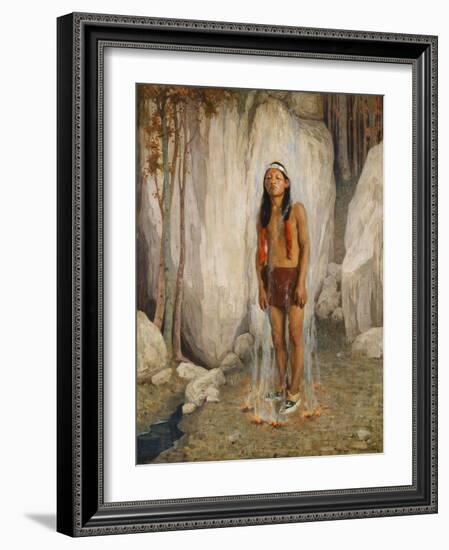 Smoke Purification-Eanger Irving Couse-Framed Giclee Print