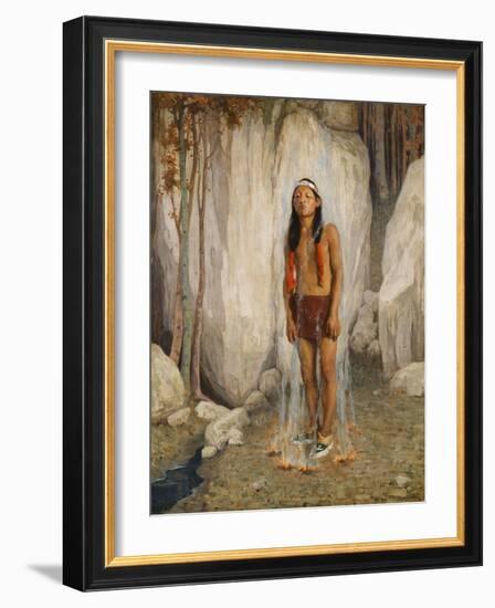 Smoke Purification-Eanger Irving Couse-Framed Giclee Print