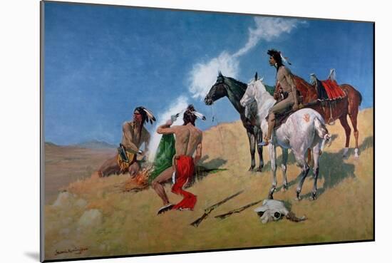 Smoke Signals-Frederic Sackrider Remington-Mounted Giclee Print