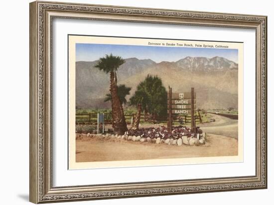 Smoke Tree Ranch, Palm Springs, California-null-Framed Art Print
