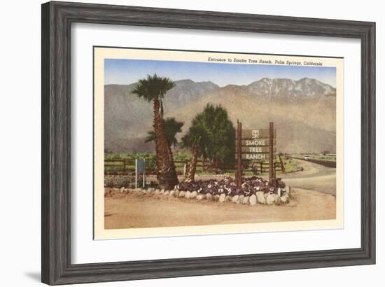 Smoke Tree Ranch, Palm Springs, California-null-Framed Art Print