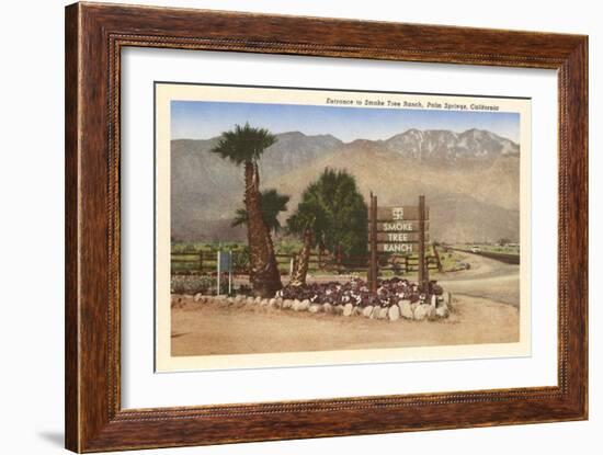 Smoke Tree Ranch, Palm Springs, California-null-Framed Art Print