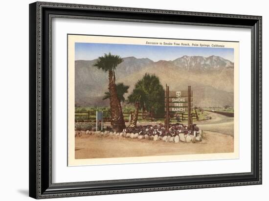 Smoke Tree Ranch, Palm Springs, California-null-Framed Art Print