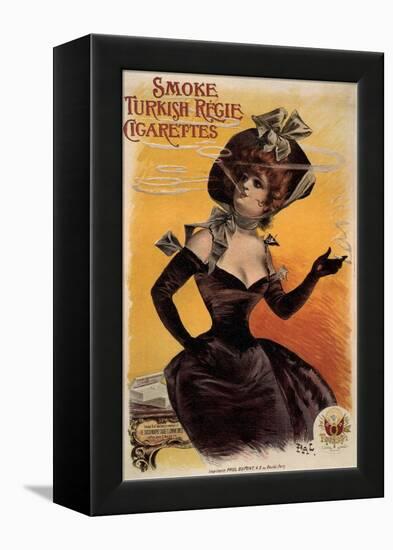 Smoke Turkish Regie Cigarettes, 1895-Jean de Paléologue-Framed Premier Image Canvas