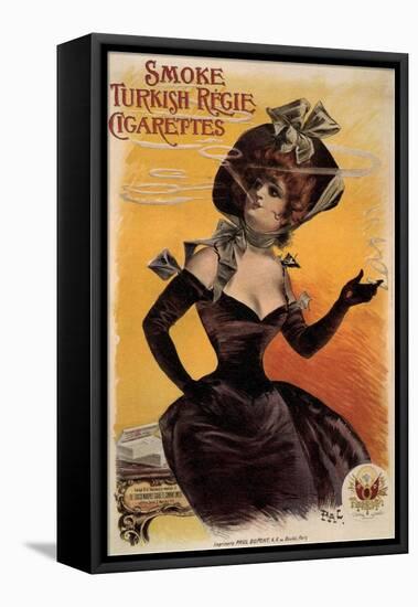 Smoke Turkish Regie Cigarettes, 1895-Jean de Paléologue-Framed Premier Image Canvas