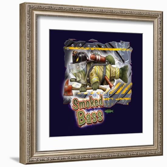 Smoked Bass-Jim Baldwin-Framed Art Print