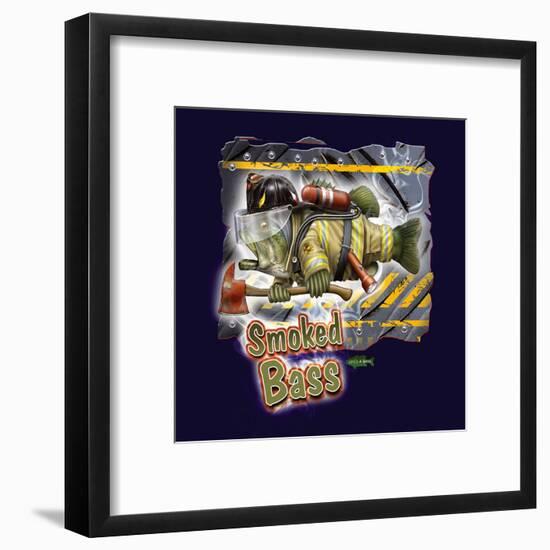 Smoked Bass-Jim Baldwin-Framed Art Print