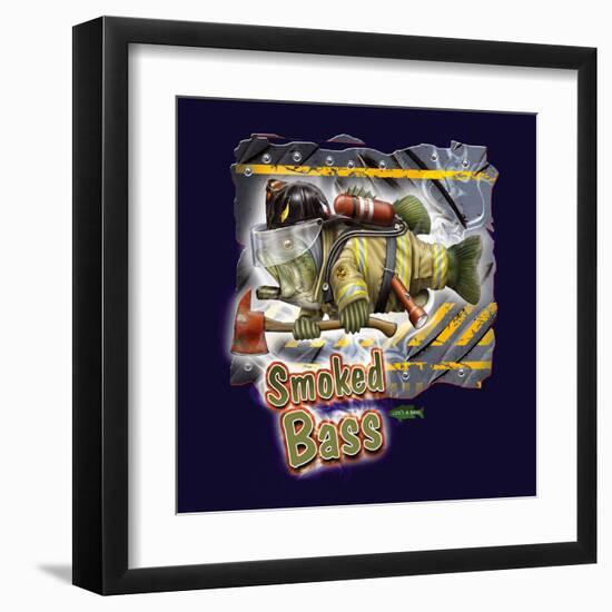 Smoked Bass-Jim Baldwin-Framed Art Print