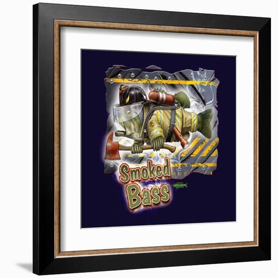 Smoked Bass-Jim Baldwin-Framed Art Print