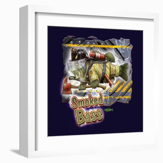 Smoked Bass-Jim Baldwin-Framed Art Print