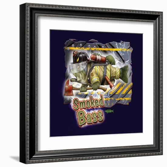 Smoked Bass-Jim Baldwin-Framed Art Print