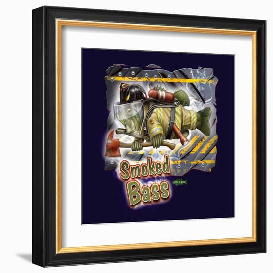 Smoked Bass-Jim Baldwin-Framed Art Print