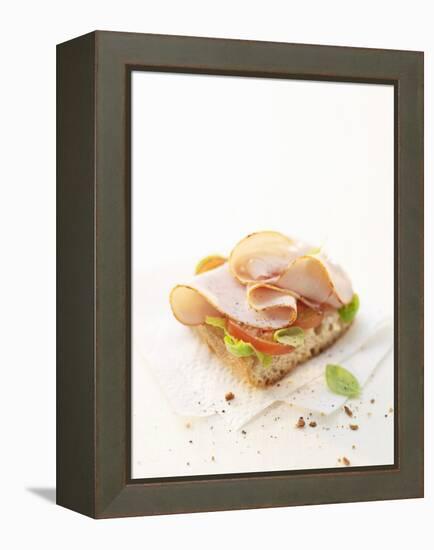 Smoked Chicken Breast on Baguette-Marc O^ Finley-Framed Premier Image Canvas