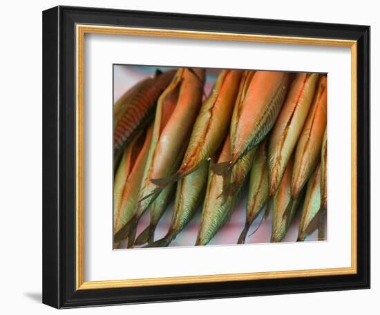 Smoked Mackerel, Bergen's Fish Market, Norway-Russell Young-Framed Photographic Print