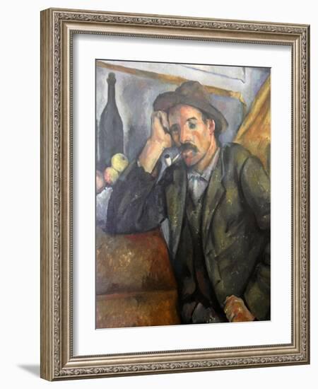 Smoker, C1890-C1892-Paul Cézanne-Framed Giclee Print