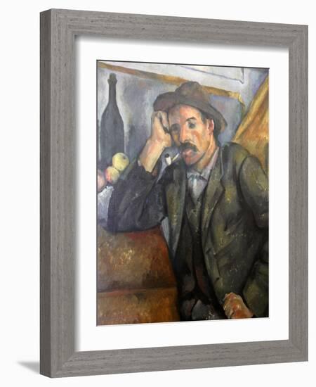 Smoker, C1890-C1892-Paul Cézanne-Framed Giclee Print