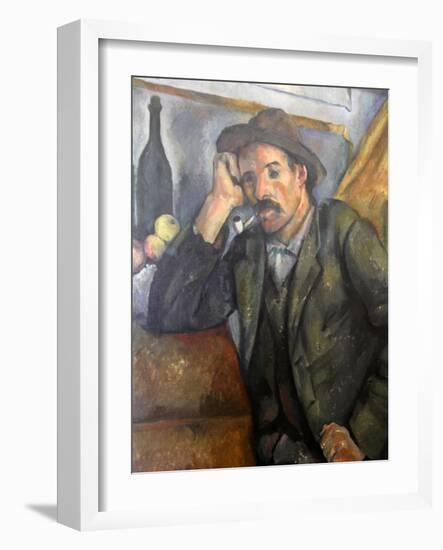 Smoker, C1890-C1892-Paul Cézanne-Framed Giclee Print