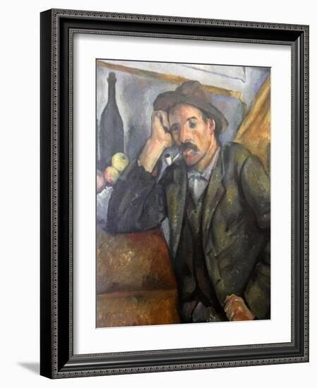 Smoker, C1890-C1892-Paul Cézanne-Framed Giclee Print